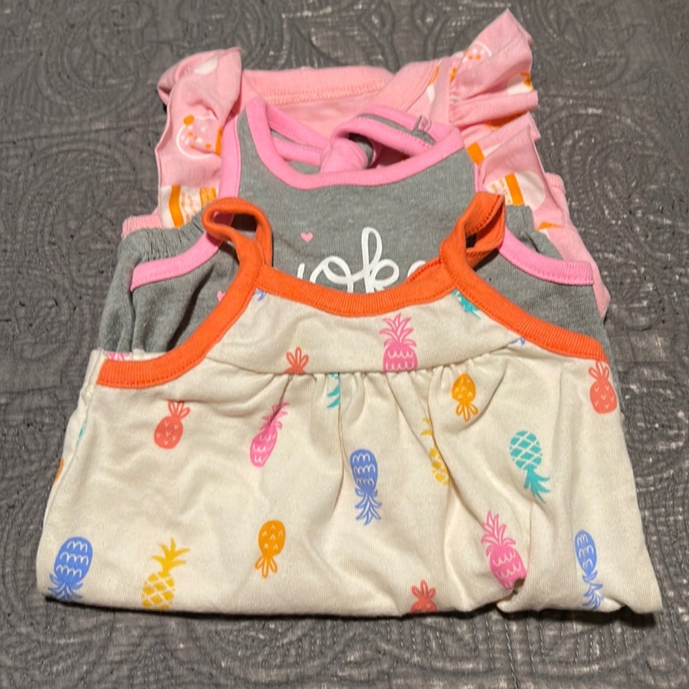 3 Super Cute 1pc Onesies Size Newborn